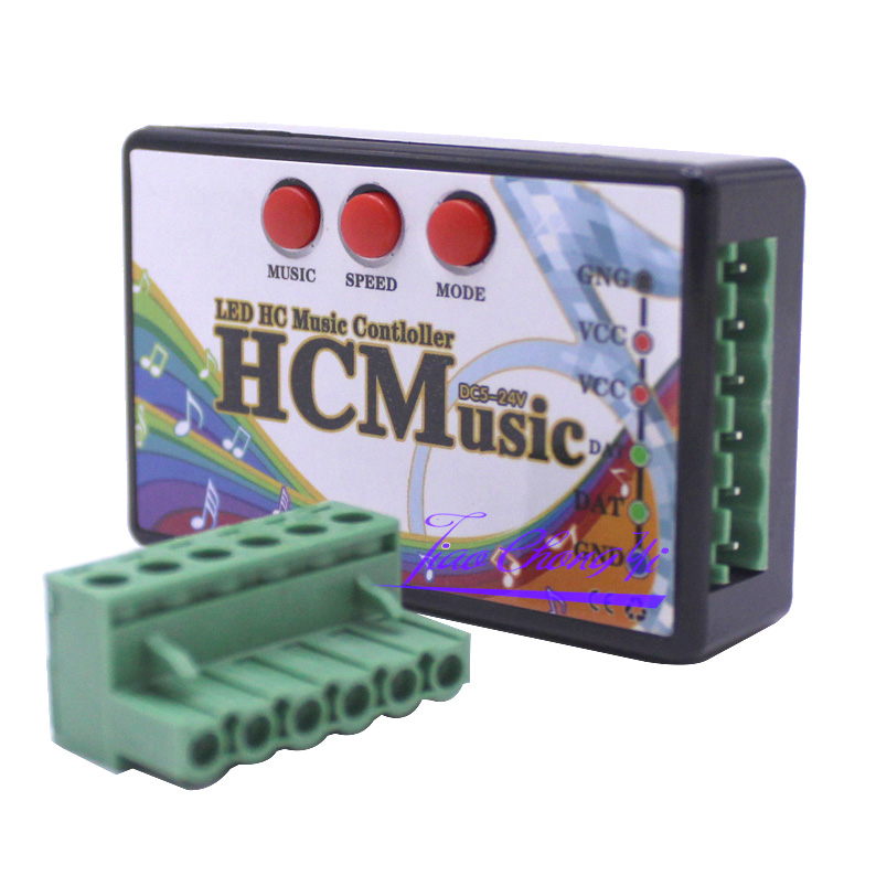 DC5-24V SPI Dream Color Music Controller For LED Modules Light or WS2811 Addressable Strip Light DC5-24V SPI Dream Color Music Controller For LED Modules Light or WS2811 Addressable Strip Light
